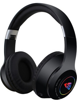 Kisonli HiFi A8 Ενσύρματα & Ασύρματα Bluetooth Ακουστικά Over Ear Μαύρα