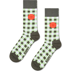 Happy Socks Βαμβακερές Γυναικείες Κάλτσες Χακί με Σχέδια P004530