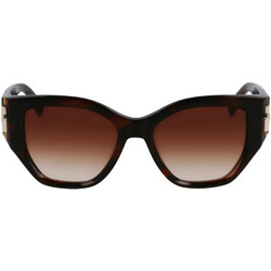 Longchamp LO764S 211 Γυναικεία Γυαλιά Ηλίου Πεταλούδα Κοκάλινα Καφέ με Καφέ Φακό