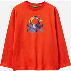 Benetton Παιδικό Φούτερ Κόκκινο 3I1XC10S2-34Y