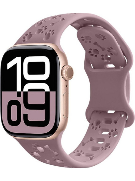 Hoco WA38 Λουράκι Σιλικόνης Pink (Apple Watch 38 / 40 / 41 / 42mm)
