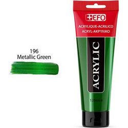 EFO 196 Metallic Green Ακρυλικό Χρώμα Ζωγραφικής 120ml