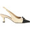 Fratelli Petridi Γόβες Slingback Δερμάτινες με Λεπτό Χαμηλό Τακούνι & Φιόγκο Μπεζ 802S26000058