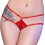 Chilirose Γυναικείο Sexy Brazil με Δαντέλα Κόκκινο CR-4387