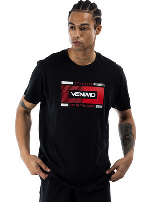 Venimo Ανδρικό Αθλητικό T-Shirt Μαύρο 126MSS-756-071