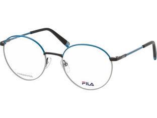 Fila FI093-Q46 Γυναικείος Σκελετός Γυαλιών Οράσεως Μεταλλικός Ασημί Μπλε