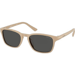 Prada PR13SU 26I08Z Ανδρικά Γυαλιά Ηλίου Τετράγωνα Κοκάλινα Μπεζ με Μαύρο Φακό