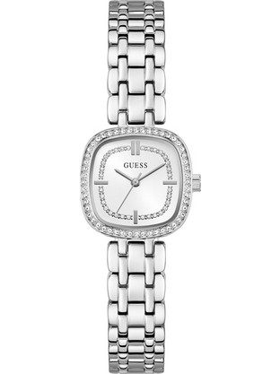 Guess Hazel Γυναικείο Ρολόι με Ασημί Μεταλλικό Μπρασελέ GW1018L1