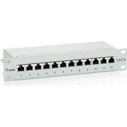 Equip 208014 Ethernet Patch Panel Rack 1U 10" 12 Θυρών Cat.6