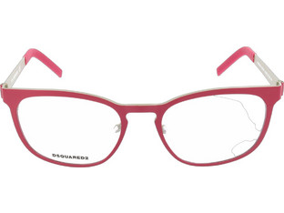 Dsquared2 DQ5184 Ανδρικός Σκελετός Γυαλιών Οράσεως Μεταλλικός Κόκκινος