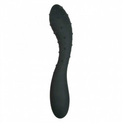 EasyToys Textured Silicone Dong Δονητής 19.3cm Μαύρος