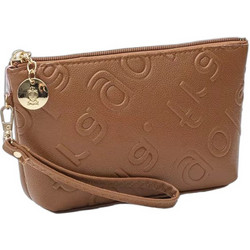 Fragola PC014FR Γυναικείο Νεσεσέρ με Θήκες 21x4x12cm Καφέ