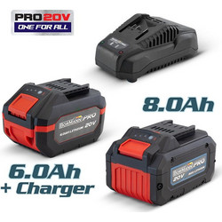 Bormann BBP9104 Σετ 2 Μπαταριών Εργαλείων Λιθίου 20V 8Ah BBP1006 με Φορτιστή 20V BBP2003