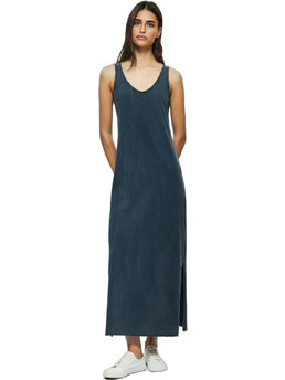 Dirty Laundry Midi Καλοκαιρινό Καθημερινό Φόρεμα Navy Μπλε DLWD000078