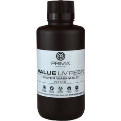 Prima Creator Value Water Washable UV Curable Ρητίνη 3D Printer White 500gr