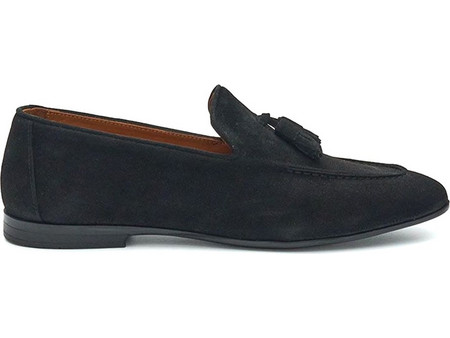 Perlamoda Ανδρικά Μοκασίνια Loafers Καστόρινα Μαύρα 7177170CCAMU15