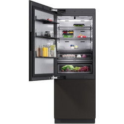 Miele KFMC3834L Εντοιχιζόμενος Ψυγειοκαταψύκτης 476lt No Frost Υ212.3xΠ75.6xΒ60.8cm Μαύρος