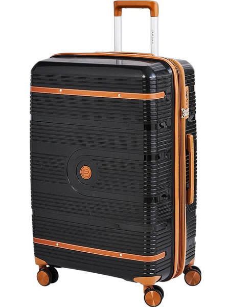 Bartuggi 724-209.80 Βαλίτσα Μεγάλη 83x55.5x32.5cm με 4 Ρόδες Μαύρη
