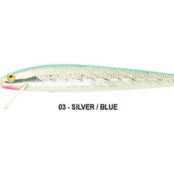 Rebel Jointed Minnow J10 Τεχνητό Δόλωμα Ψαράκι 8.8cm 7.5gr 03 Silver Blue