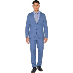 Sogo Casual Ανδρικό Κοστούμι Χειμερινό με Κανονική Εφαρμογή Μπλε 23032-201-128