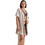 Rachel Γυναικείο Καφτάνι Παραλίας Κοντό Εκρού 13707