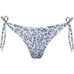Rock Club Bikini Slip Floral Λευκό Μπλε BP-3417