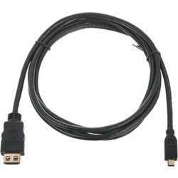 Kramer Electronics Καλώδιο HDMI Male to Micro HDMI Male 1.8m Black C-HM/HM/A-D-6