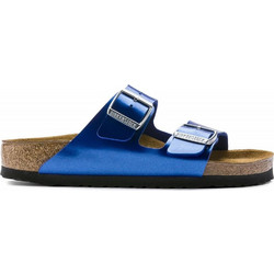 Birkenstock Arizona Δερμάτινα Γυναικεία Σανδάλια Ανατομικά Μπλε 1012970