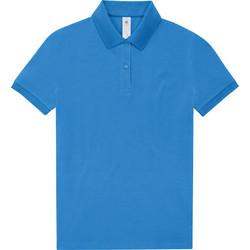 B&C Collection Γυναικεία Μπλούζα Polo Κοντομάνικη Lake Blue PW463