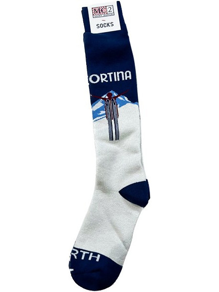 Mc2 Saint Barth Ανδρικές Κάλτσες Ψηλές με Σχέδια Navy Μπλε SOX0004-00172E