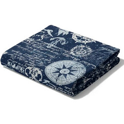 Borea Nautical Πετσέτα Θαλάσσης Microfiber Μπλε 90x180cm 041506097261