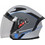 Str Sting Pro Black Grey Blue Κράνος Μηχανής Jet