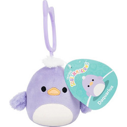 Jazwares Squishmallows W12 Daquarius the Duck με Κλιπ 9cm