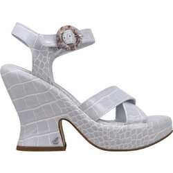 Sam Edelman Γυναικεία Πέδιλα Δερμάτινα Λιλά με Χοντρό Ψηλό Τακούνι και Φιάπα I1090S1500