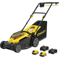 Stanley SCMWP3701M2-QW Μηχανή Γκαζόν Μπαταρίας 18V Κοπή 37cm 2x4Ah