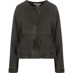 DKNY Γυναικείο Μπουφάν Τζιν Μακρύ Ανθρακί P5GC1CJM-XUX