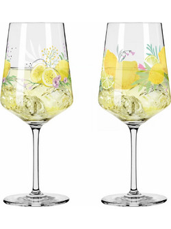 Σετ Ποτήρια Λικέρ Κρύσταλλο Κολωνάτα Sommertau Limoncello 19 & 20 544ml 2τμχ 2931020-1