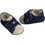Everkid Βαπτιστικά Sneakers Αγκαλιάς για Αγόρι Δερμάτινα Ανατομικά Navy Μπλε A512M