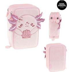 Tinka Axolotl Κασετίνα με 3 Θήκες Ροζ 8-804216