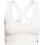 Roxy Please Come Back Γυναικείο Καλοκαιρινό Crop Top Ριπ Λευκό ERJKT04126-WBK0