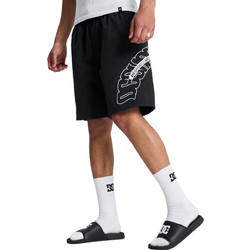 DC Omega Volley 19'' Ανδρικό Μαγιό Βερμούδα με Σχέδια Μαύρο EDYJV03031-KVJ0