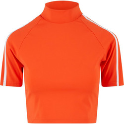 Urban Classics Γυναικείο Καλοκαιρινό Crop Top Πορτοκαλί TB7137-18330