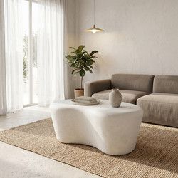 Pakoworld Fedris Τραπεζάκι Σαλονιού Οβάλ MDF Μ80xΠ70xΥ34cm 415-000005