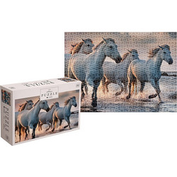 Puzzle interDRUK Wild Horses 4 1000 Κομμάτια