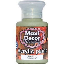 Maxi Decor 021 Grey Pearl Ακρυλικό Χρώμα Ζωγραφικής 60ml