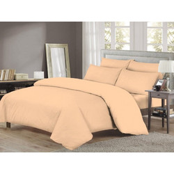 Γαρύφαλλο Σετ Σεντόνια Μονά Βαμβακερά 160x260 One Color Μπεζ GAR-32000