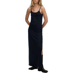 Superdry Cami Maxi Καλοκαιρινό Καθημερινό Φόρεμα Μεταξωτό Μαύρο W8012140A-98T