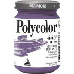 Maimeri Polycolor 447 Brilliant Violet Ακρυλικό Χρώμα Ζωγραφικής 140ml