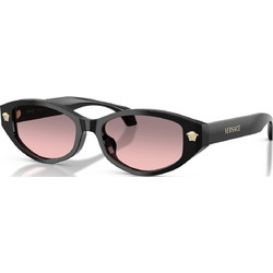 Versace VE4512D GB1/5M Γυναικεία Γυαλιά Ηλίου Ορθογώνια Κοκάλινα Μαύρα με Ροζ Φακό