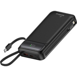 MediaRange Power Bank 20000mAh 22.5W με 2 Θύρες USB-A & Θύρα USB-C Power Delivery Black